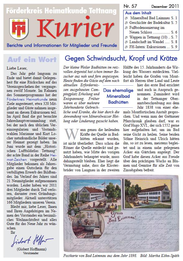 Ausgabe 57 – Dezember 2011