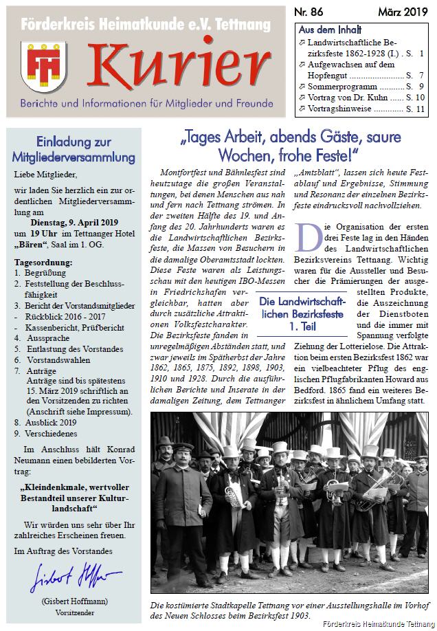 Ausgabe 86 – März 2019