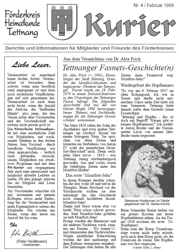 Ausgabe 4 – Februar 1998