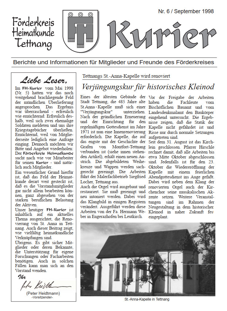 Ausgabe 6 – September 1998