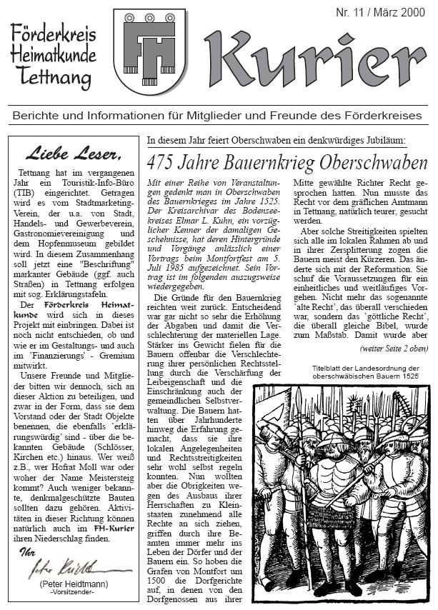 Ausgabe 11 – März 2000