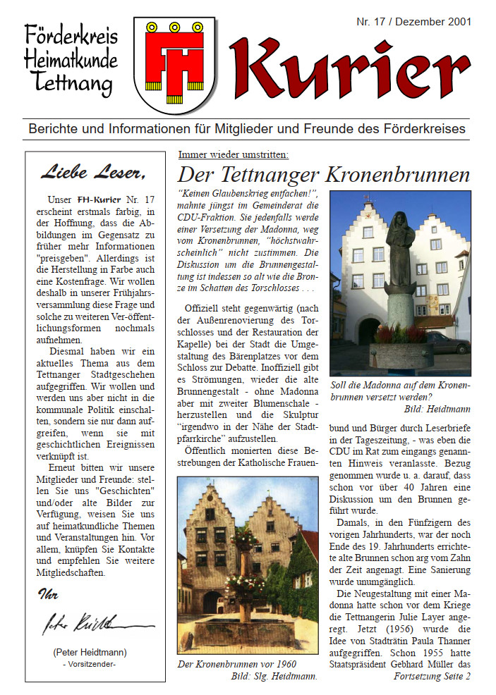 Ausgabe 17 – Dezember 2001