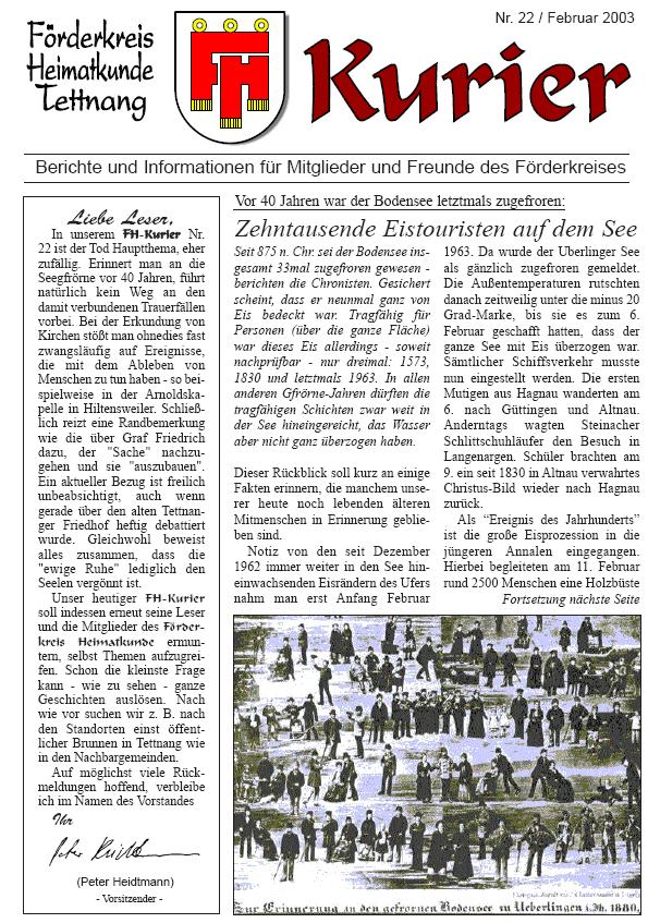 Ausgabe 22 – Februar 2003