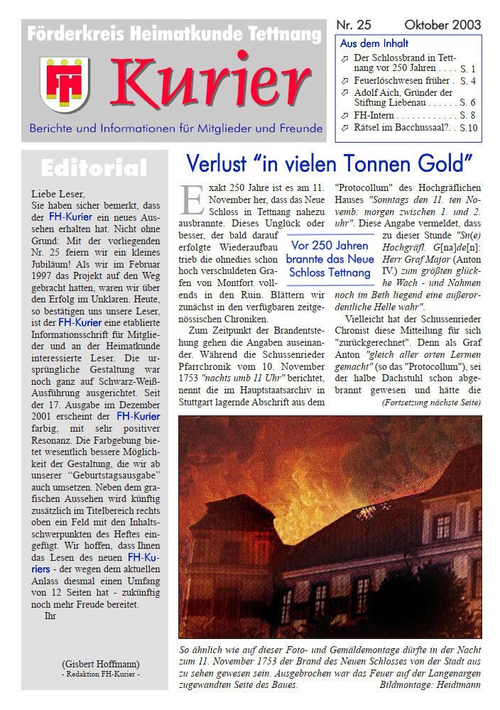 Ausgabe 25 – Oktober 2003