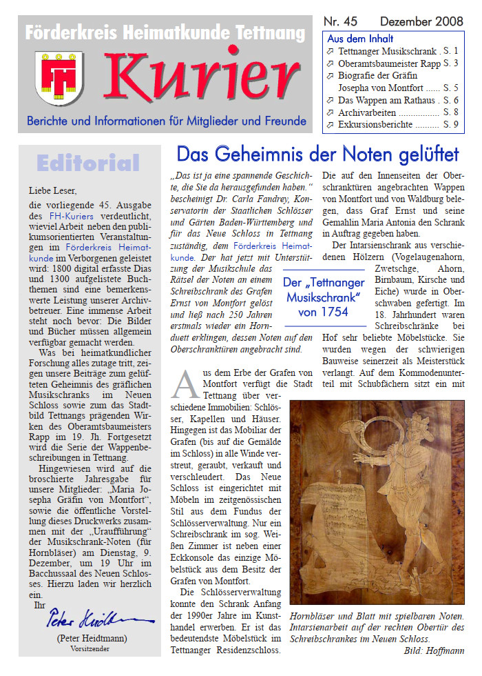 Ausgabe 45 – Dezember 2008
