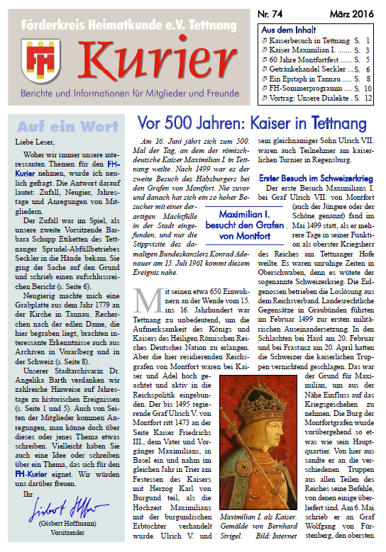 Ausgabe 74 – März 2016