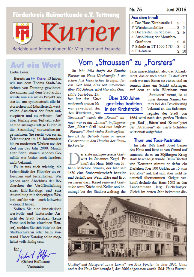 Ausgabe 75 – Juni 2016