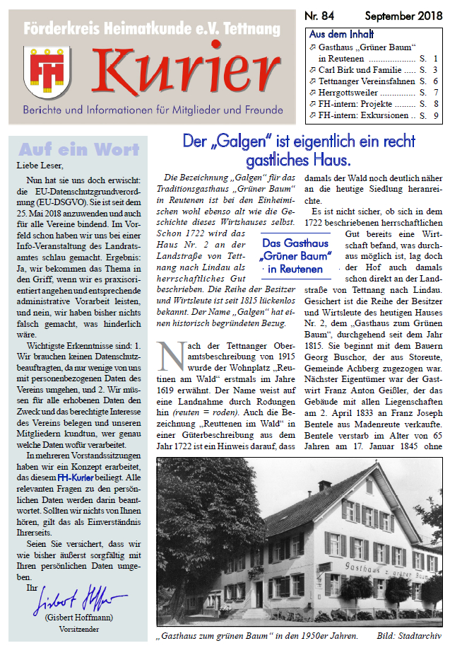 Ausgabe 84 – September 2018