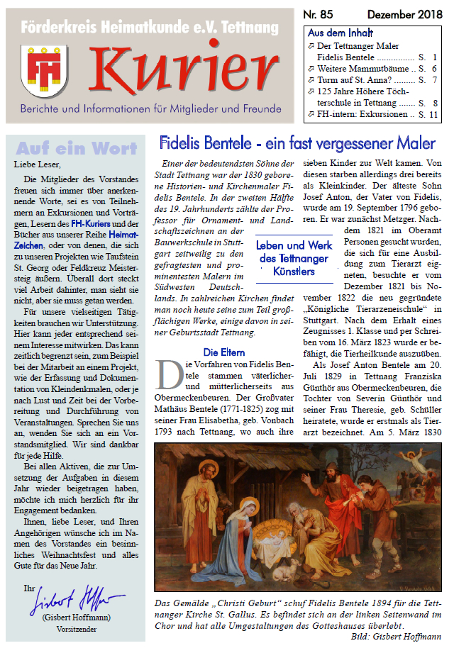 Ausgabe 85 – Dezember 2018