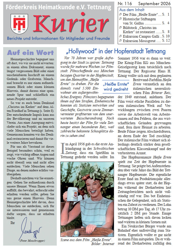 Ausgabe 116 – September 2026